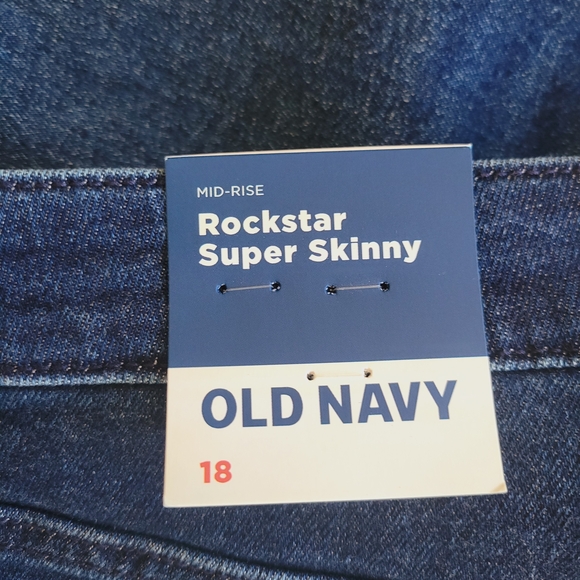 Old Navy Denim - Old Navy Women's Rockstar Super Skinny Jeans - Blue